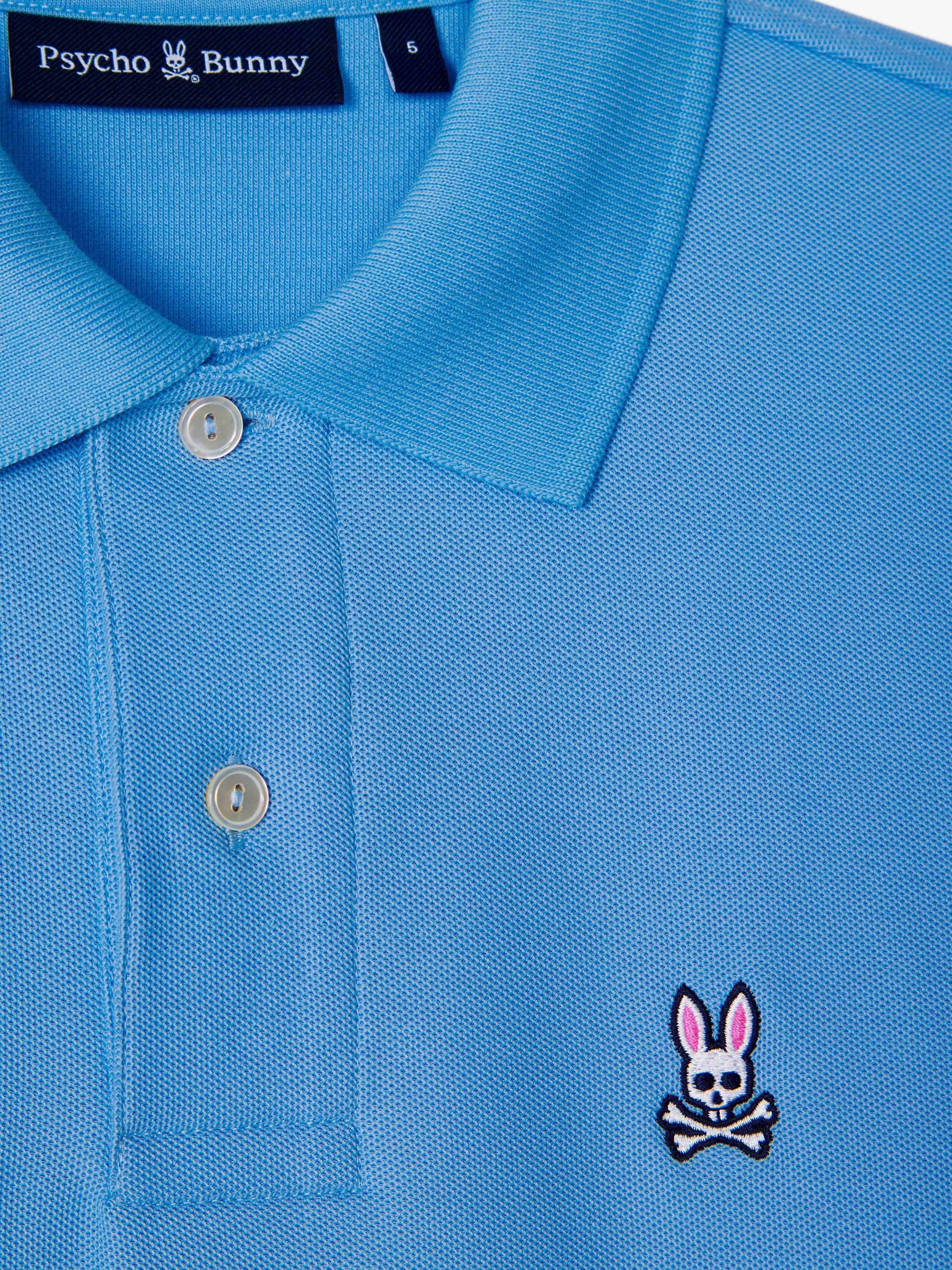 Product image 6 of 8, which shows Psycho Bunny Classic Pique Polo Shirt, Marina, S
