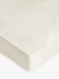 John Lewis Soft & Silky Egyptian Cotton Sateen 400 Thread Count Extra Deep Fitted Sheet, Cream