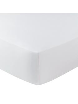 John Lewis The Ultimate Collection Luxury Egyptian Cotton Sateen, 1600 Thread Count Extra Deep Fitted Sheet, White