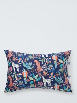 John Lewis Kids' Floral Jungle Reversible Duvet Cover and Pillowcase Set - view 2, Multi