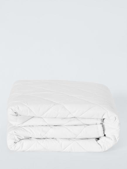 John Lewis Kids' Micro-Fresh Anti-Allergy Duvet, 4 Tog, Cotbed, White