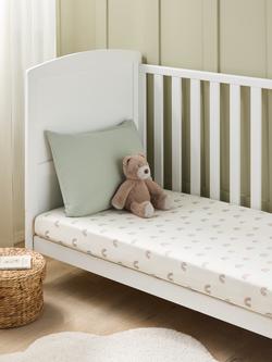 John Lewis Rainbow Fitted Baby Sheet, Pack of 2, Multi - view 2, Multi