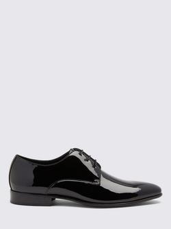 Moss John White Ivy Dress Shoes, Black, Black