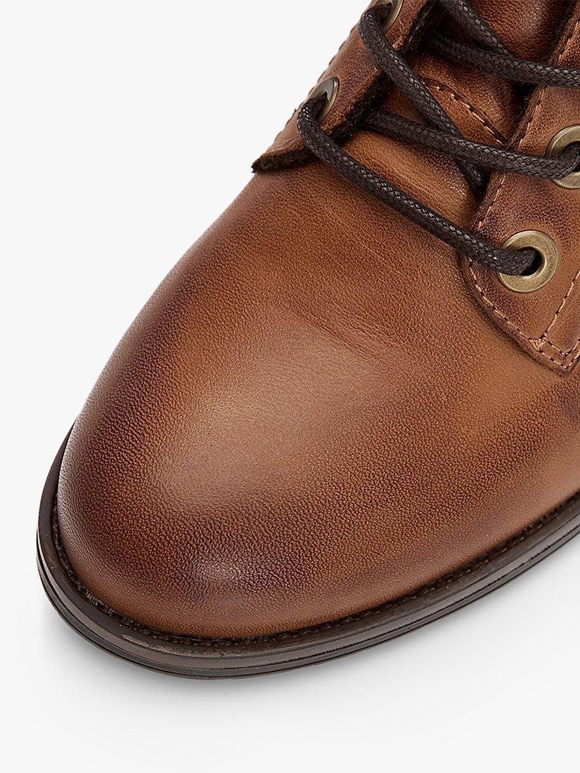 Product image 5 of 5, which shows Moda in Pelle Bezzie Lace Up Leather Ankle Boots, Tan, 3