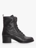 Moda in Pelle Bezzie Lace Up Leather Ankle Boots, Black