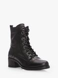 Moda in Pelle Bezzie Lace Up Leather Ankle Boots, Black