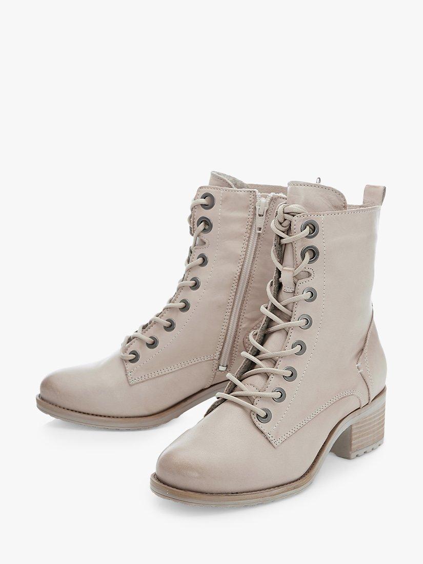 Moda in Pelle Bezzie Lace Up Leather Ankle Boots