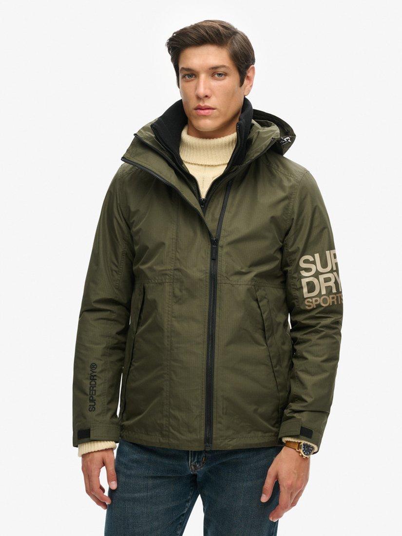 Product image 2 of 5, which shows Superdry Hooded Yachter SD Windbreaker Jacket, Army Khaki, L