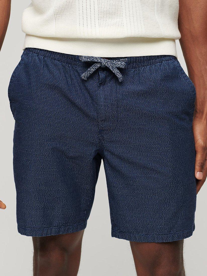 Superdry Tapered Fit Bermuda Shorts Indigo Dobbie