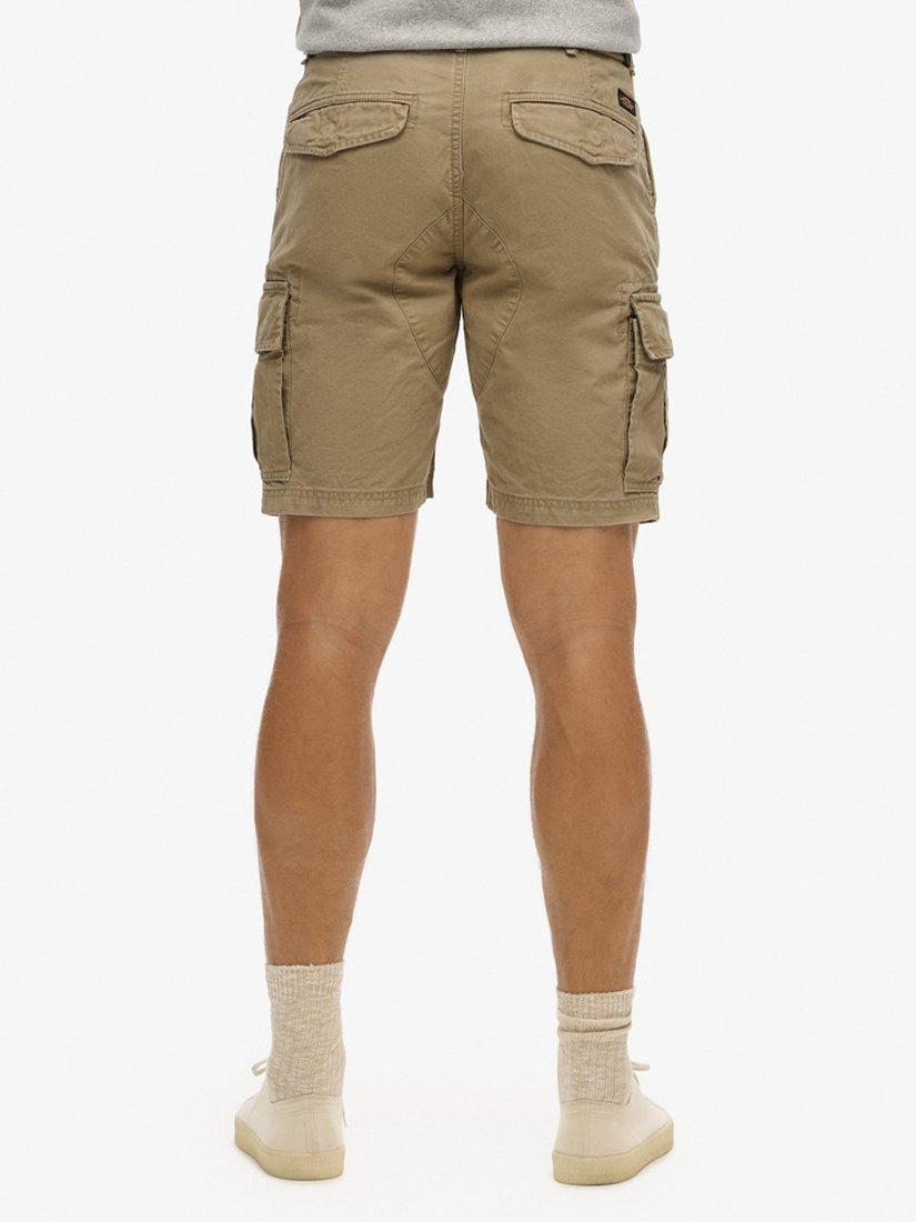 Product image 5 of 7, which shows Superdry Heavy Cargo Shorts, Dress Beige, 28R