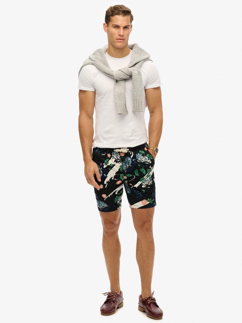 Product image 2 of 5, which shows Superdry Floral Print Bermuda Shorts, Aya Black Floral, S