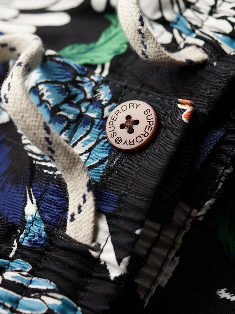 Product image 5 of 5, which shows Superdry Floral Print Bermuda Shorts, Aya Black Floral, S