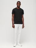 Superdry Crew Neck Slub Short Sleeved T-Shirt, Black
