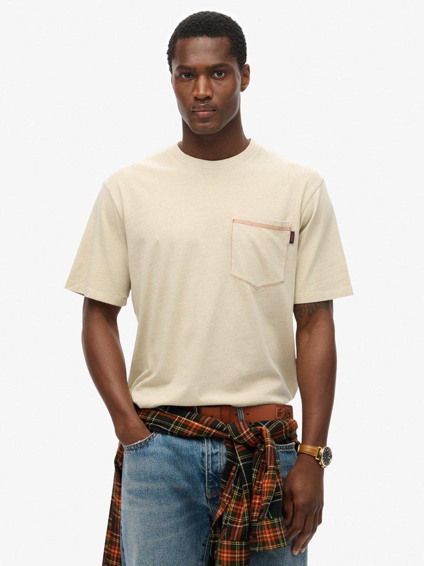 Superdry Contrast Stitch Pocket T-Shirt