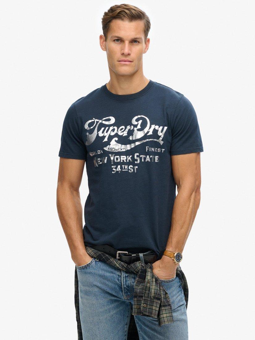 Superdry Metallic Workwear Graphic T-Shirt