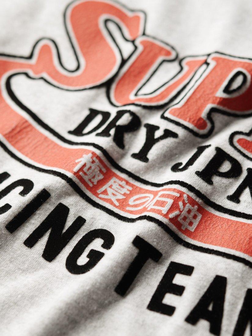 Product image 5 of 5, which shows Superdry Reworked Classic Graphic T-Shirt, Flake Grey Marl, S