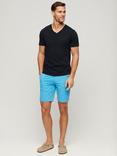 Superdry V-Neck Slub T-Shirt, Navy