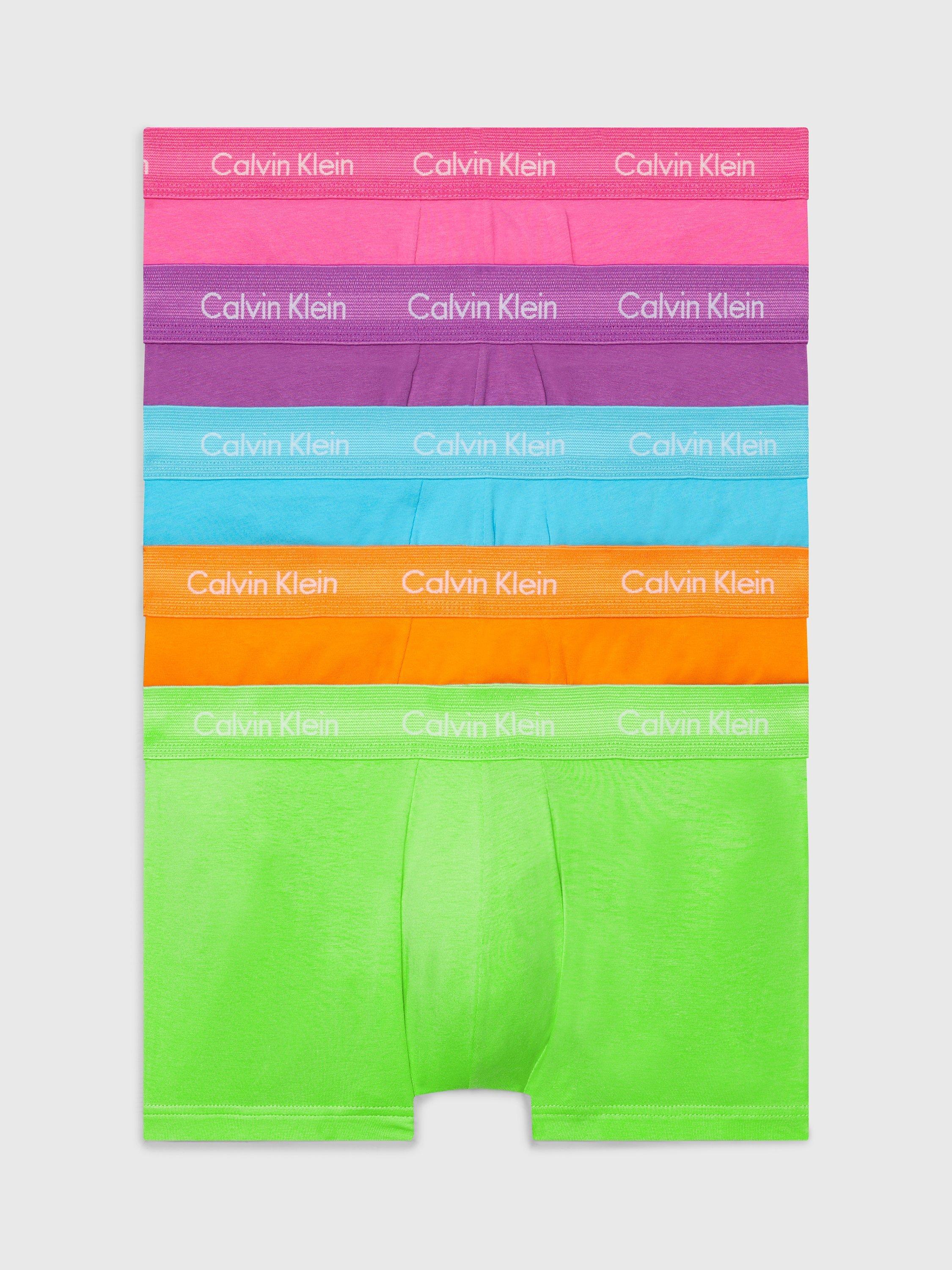 Calvin Klein Low Rise Trunks, Pack of 5, Multi