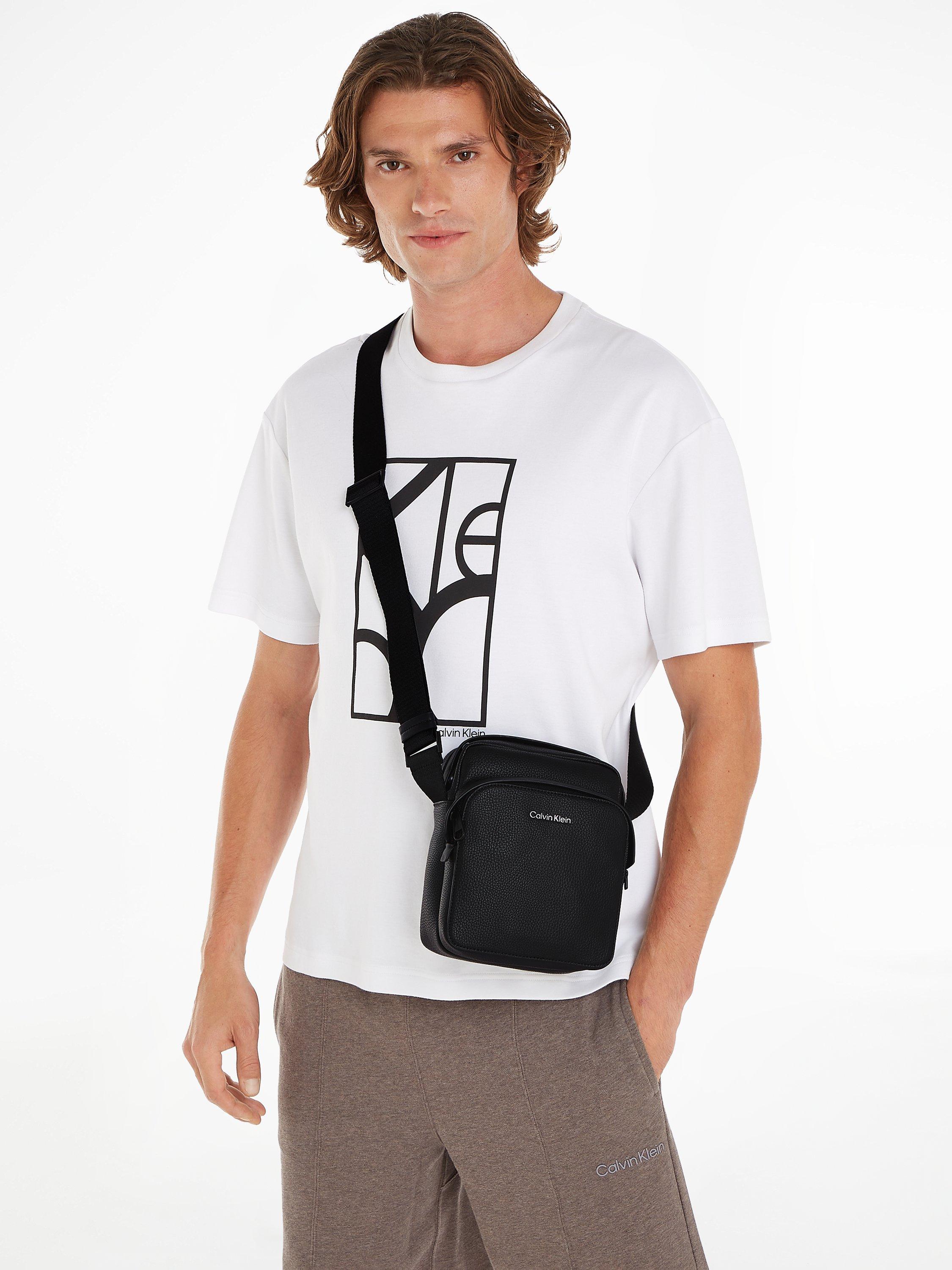 Calvin Klein Messenger Bag, Black, One Size