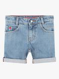 HUGO Kids' Denim Cotton Blend Bermuda Shorts