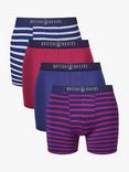 British Boxers Bamboo Trunks, Pack of 4, Hoopla