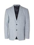 SELECTED HOMME Regular Fit Linen Blazer, Light Blue