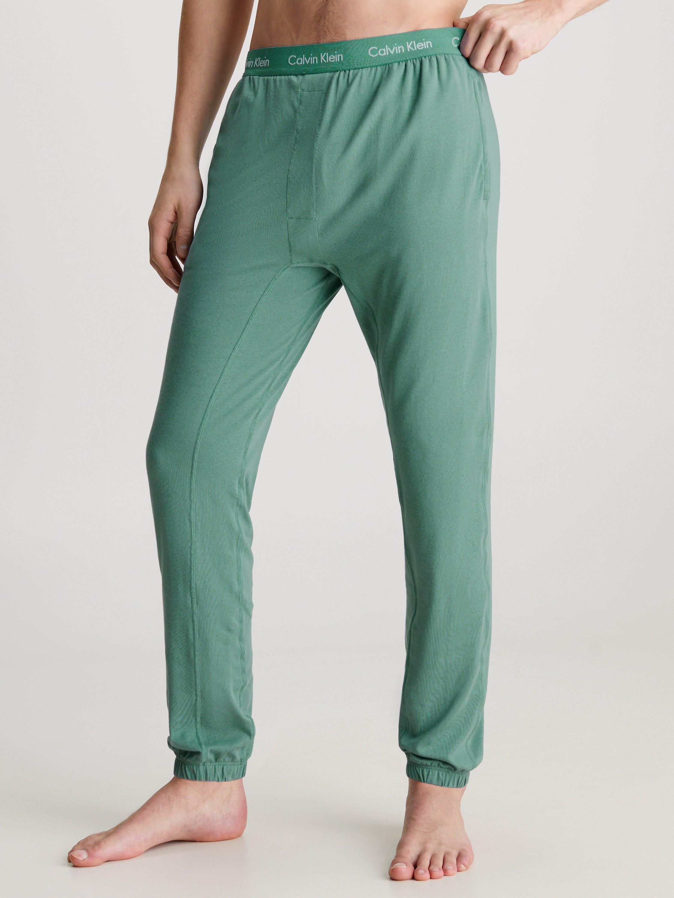 Calvin Klein Slogan Lounge Joggers, Green