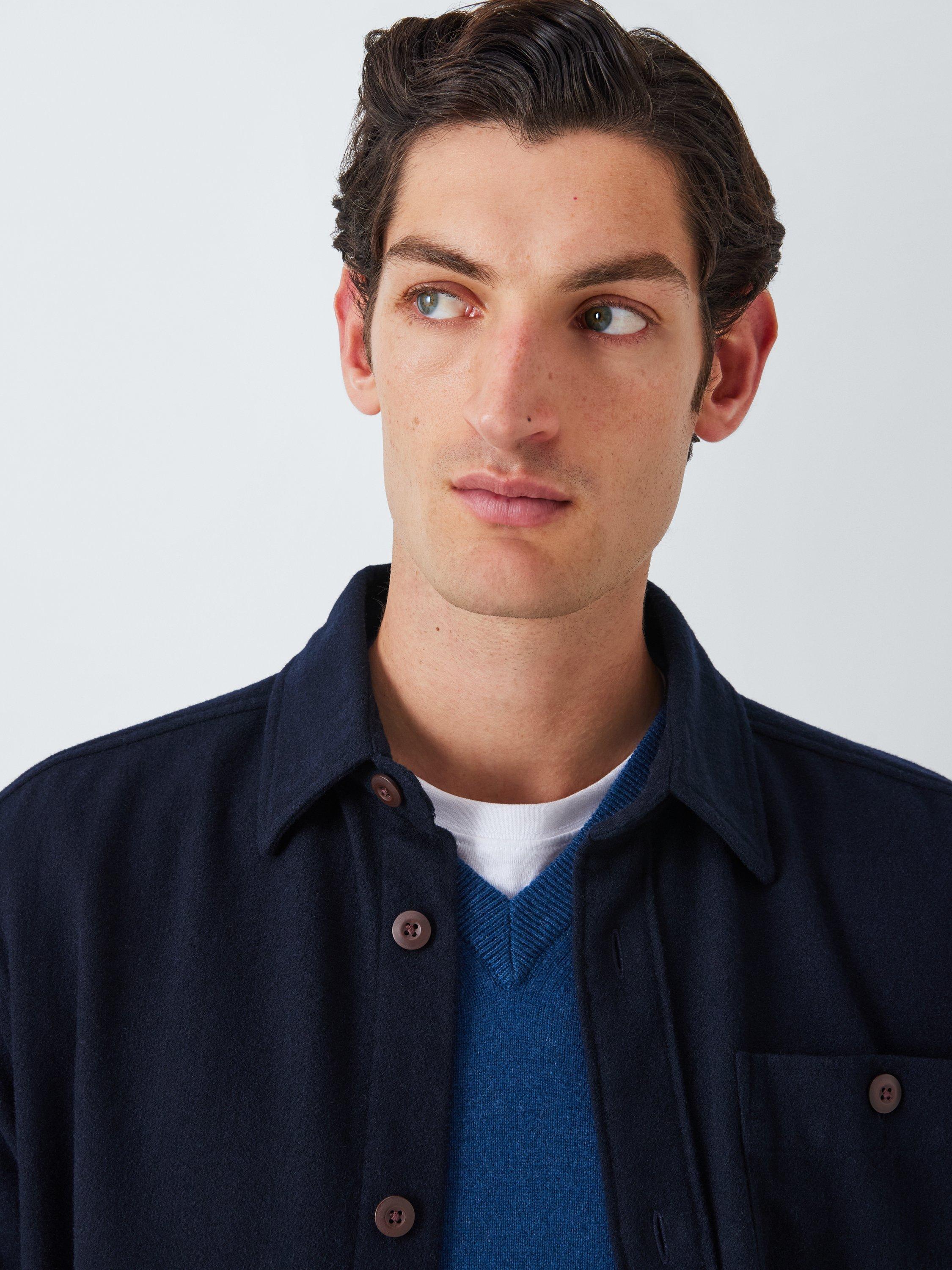 Product image 5 of 6, which shows John Lewis Made in Italy Cashmere V-Neck Jumper, Orion, M