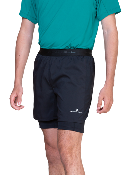 Ronhill Twin Shorts, Black, 