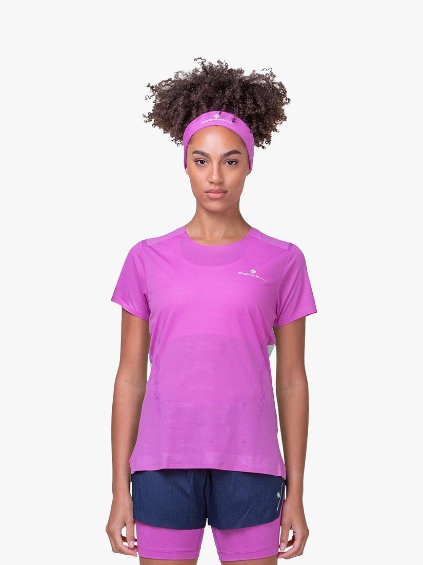 Ronhill Women's Running T-Shirt, Pink
