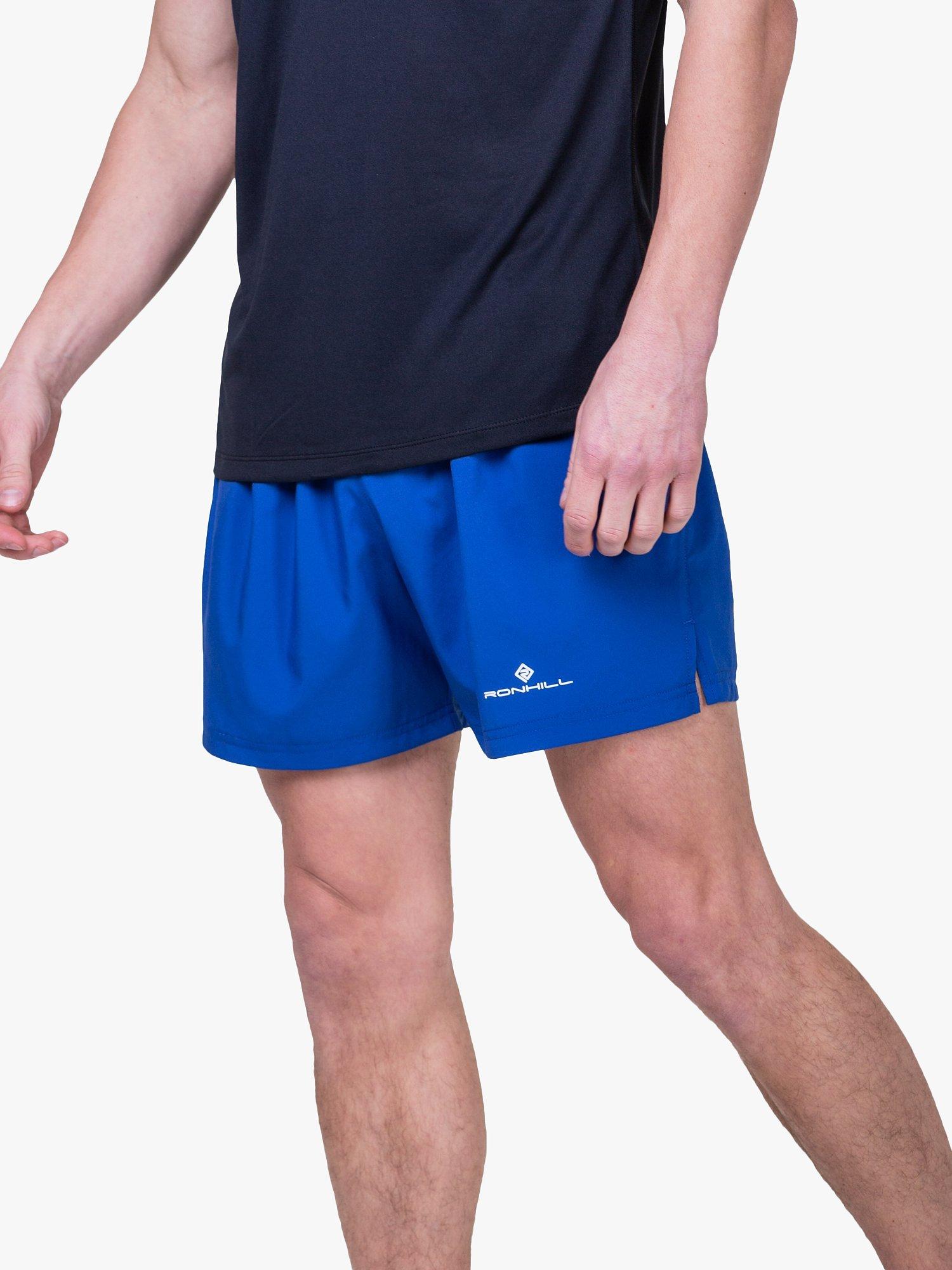 Product image 1 of 10, which shows Ronhill Relaxed 5 inch Shorts, Blue, S