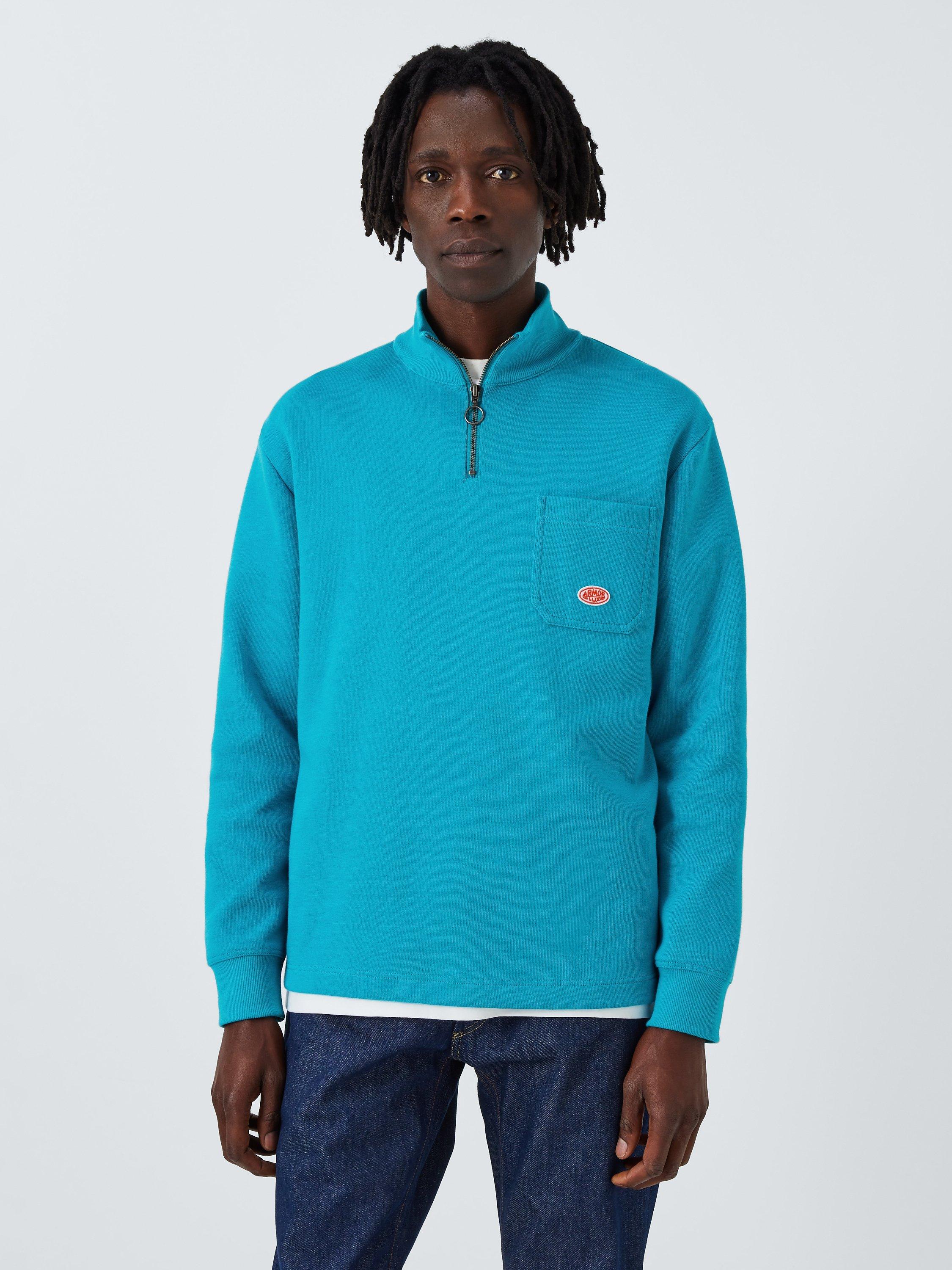 Armor Lux Zipped Jumper, Blue