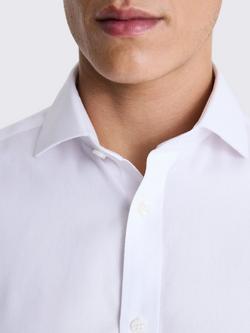 Moss Tailored Fit Royal Oxford Non-Iron Shirt - view 2, White