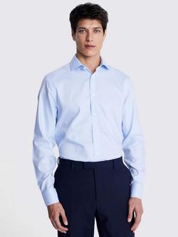 Moss Tailored Fit Royal Oxford Non-Iron Shirt, Sky Blue
