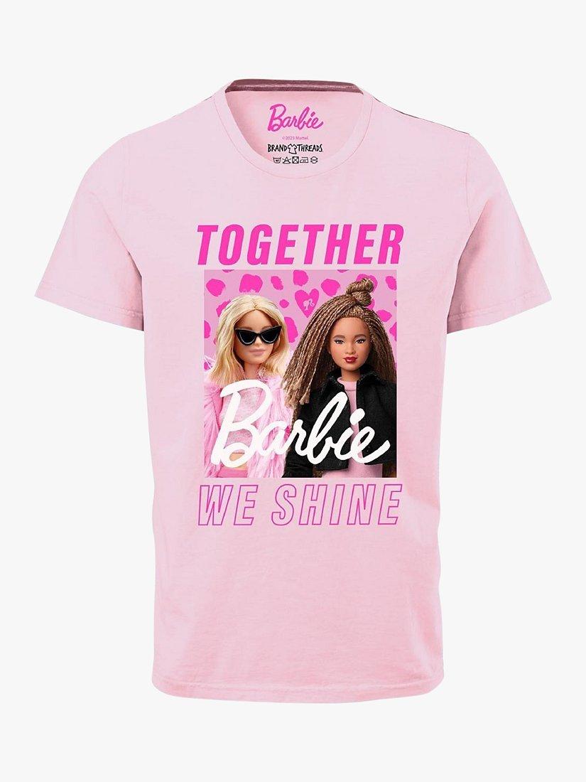 Brand Threads Kids Short Sleeve Barbie T Shirt Pink