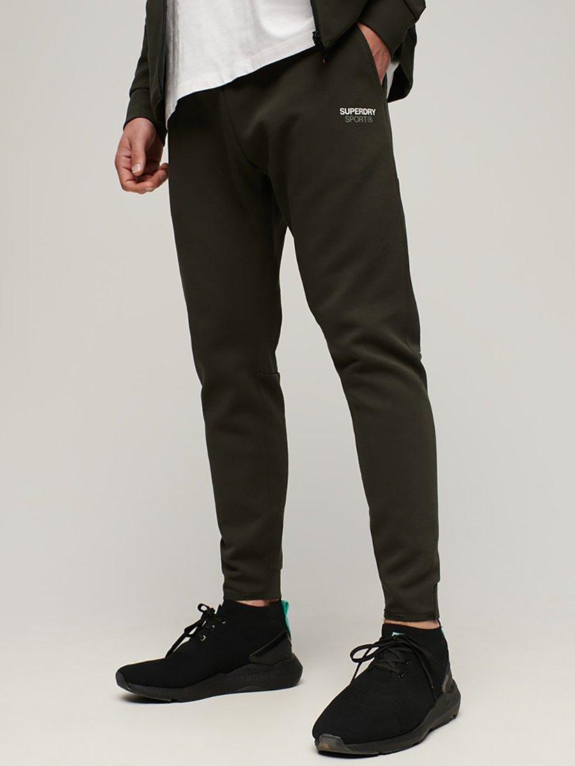 Superdry Sports Tech Tapered Joggers, Army Khaki, S