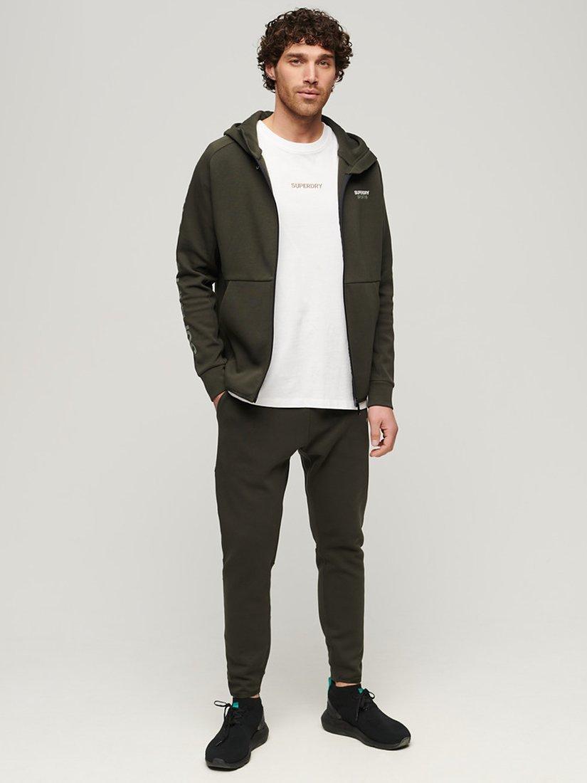 Superdry Sports Tech Tapered Joggers, Army Khaki, S