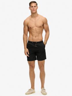 Superdry Premium Embroidered 17" Swim Shorts - view 2, Black