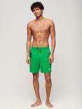 Superdry Recycled Polo 17" Swim Shorts, Drop Kick Green