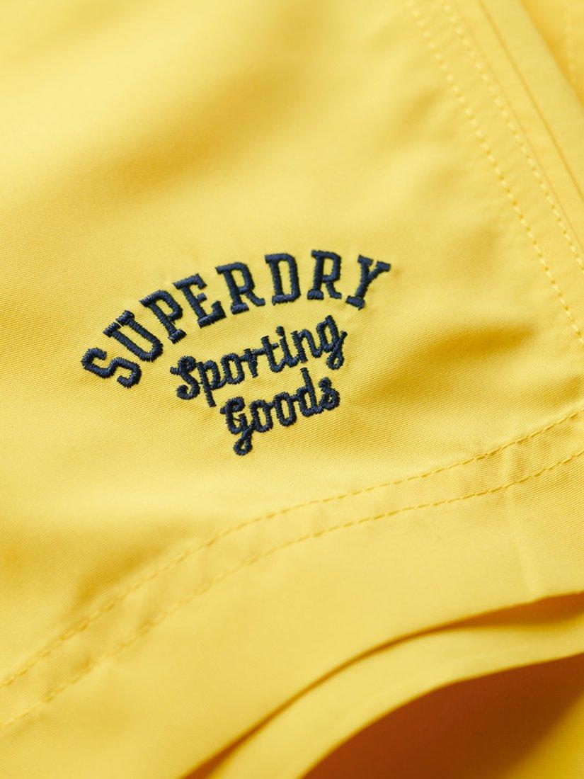 Product image 3 of 6, which shows Superdry Recycled Polo 17" Swim Shorts, Nautical Yellow, S