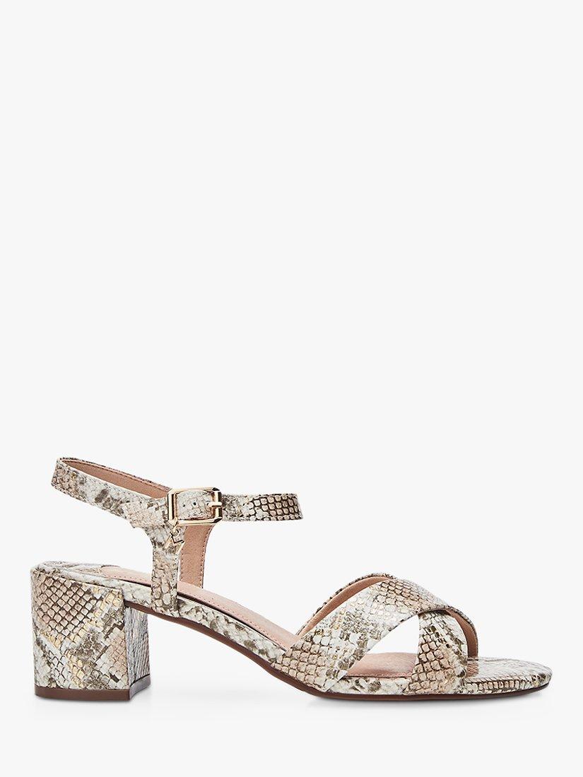 Moda in Pelle Lotsie Leather Sandals, Natural
