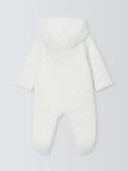 John Lewis Heirloom Collection Baby Snowsuit, White