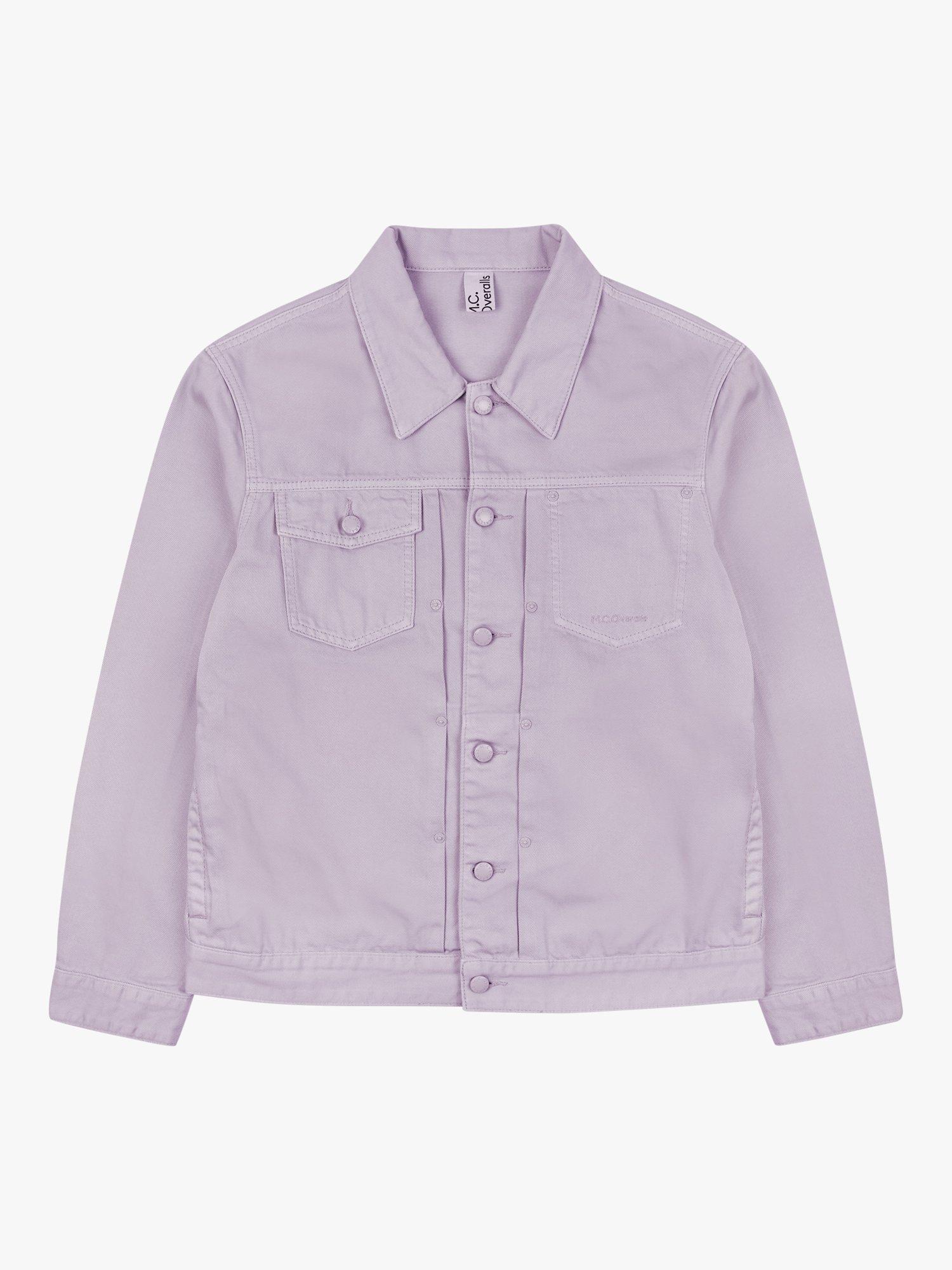 Product image 5 of 8, which shows M.C.Overalls Denim Battle Jacket, Gin Blossom, XS