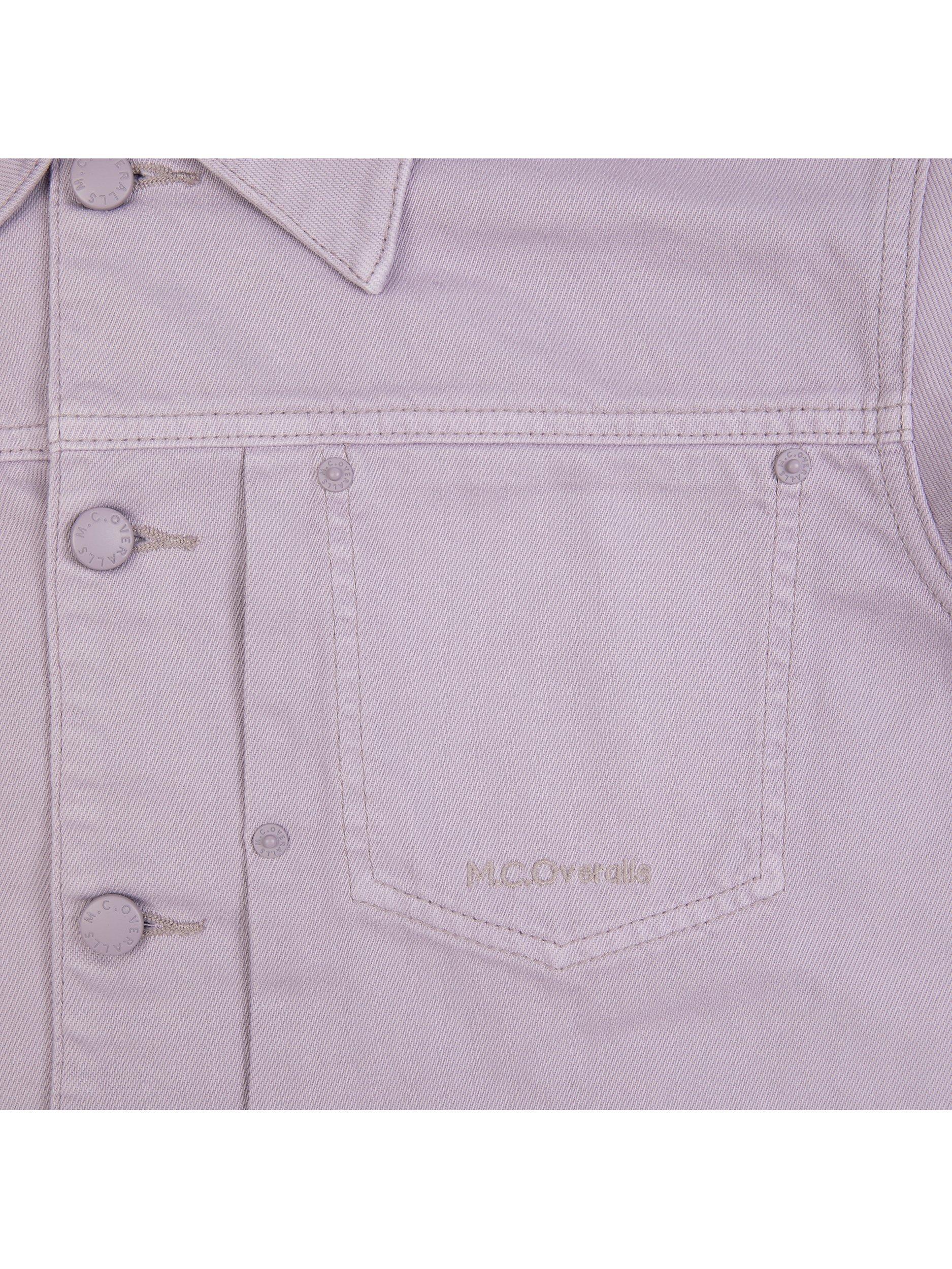 Product image 7 of 8, which shows M.C.Overalls Denim Battle Jacket, Gin Blossom, XS