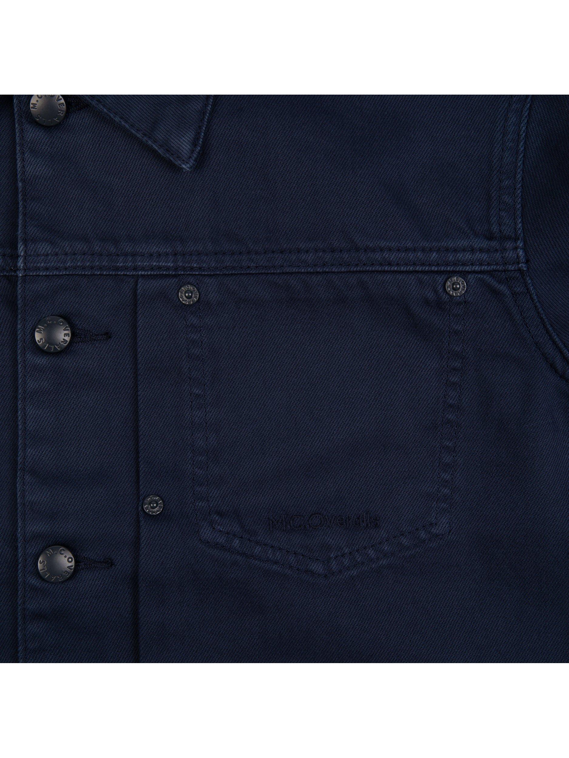 Product image 8 of 10, which shows M.C.Overalls Denim Battle Jacket, Navy, XS