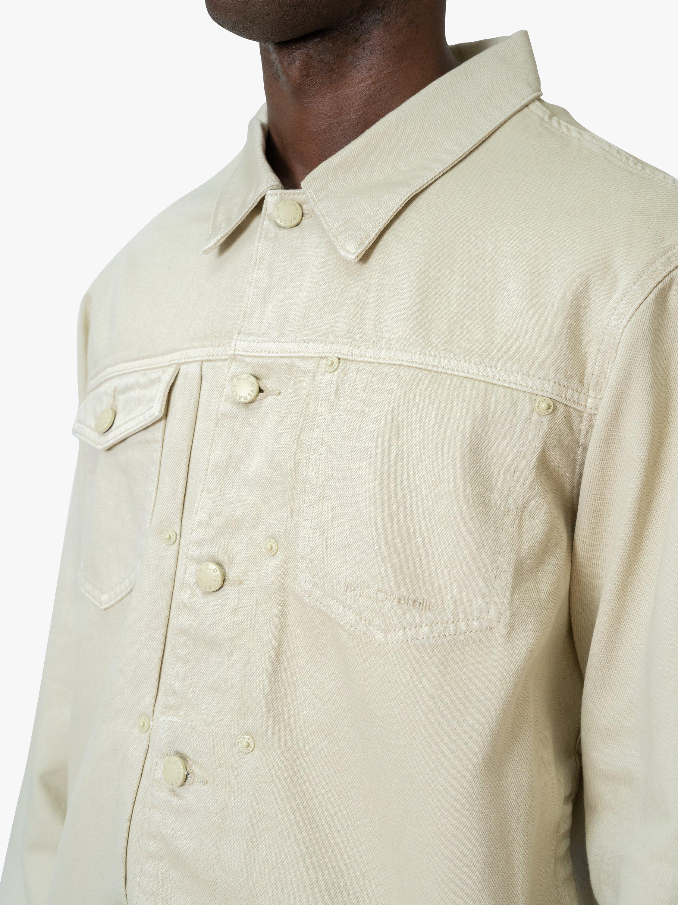 Product image 4 of 8, which shows M.C.Overalls Denim Battle Jacket, Palo Santo, XS