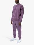 M.C.Overalls Relaxed Cotton Sweatshirt, Rose Brown