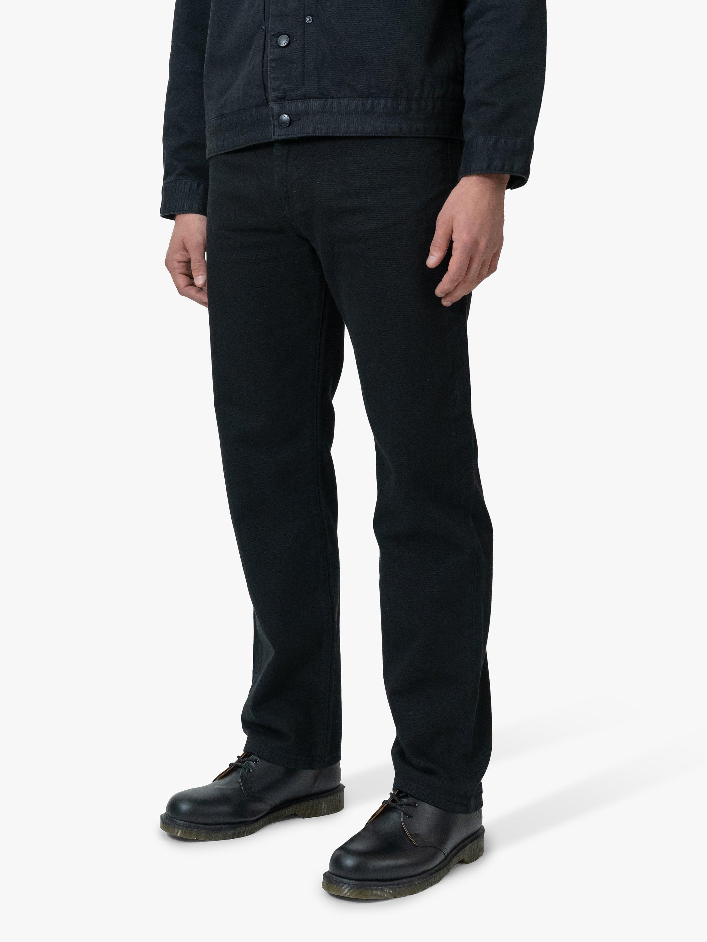 Product image 4 of 7, which shows M.C.Overalls 5 Pocket Regular Fit Denim Jeans, Black, W26/L32