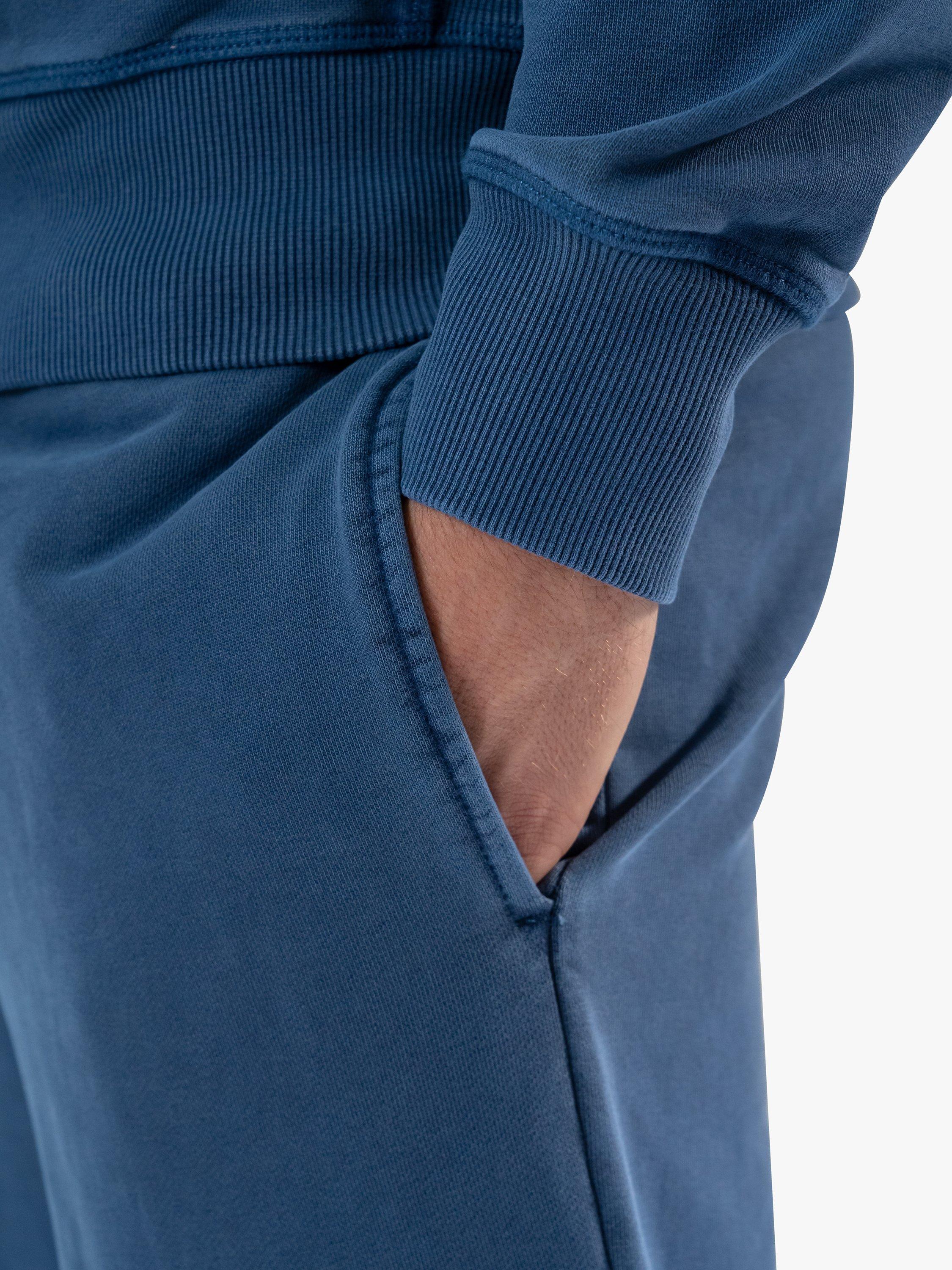 Product image 4 of 8, which shows M.C.Overalls Regular Fit Cotton Joggers, Indigo, XS