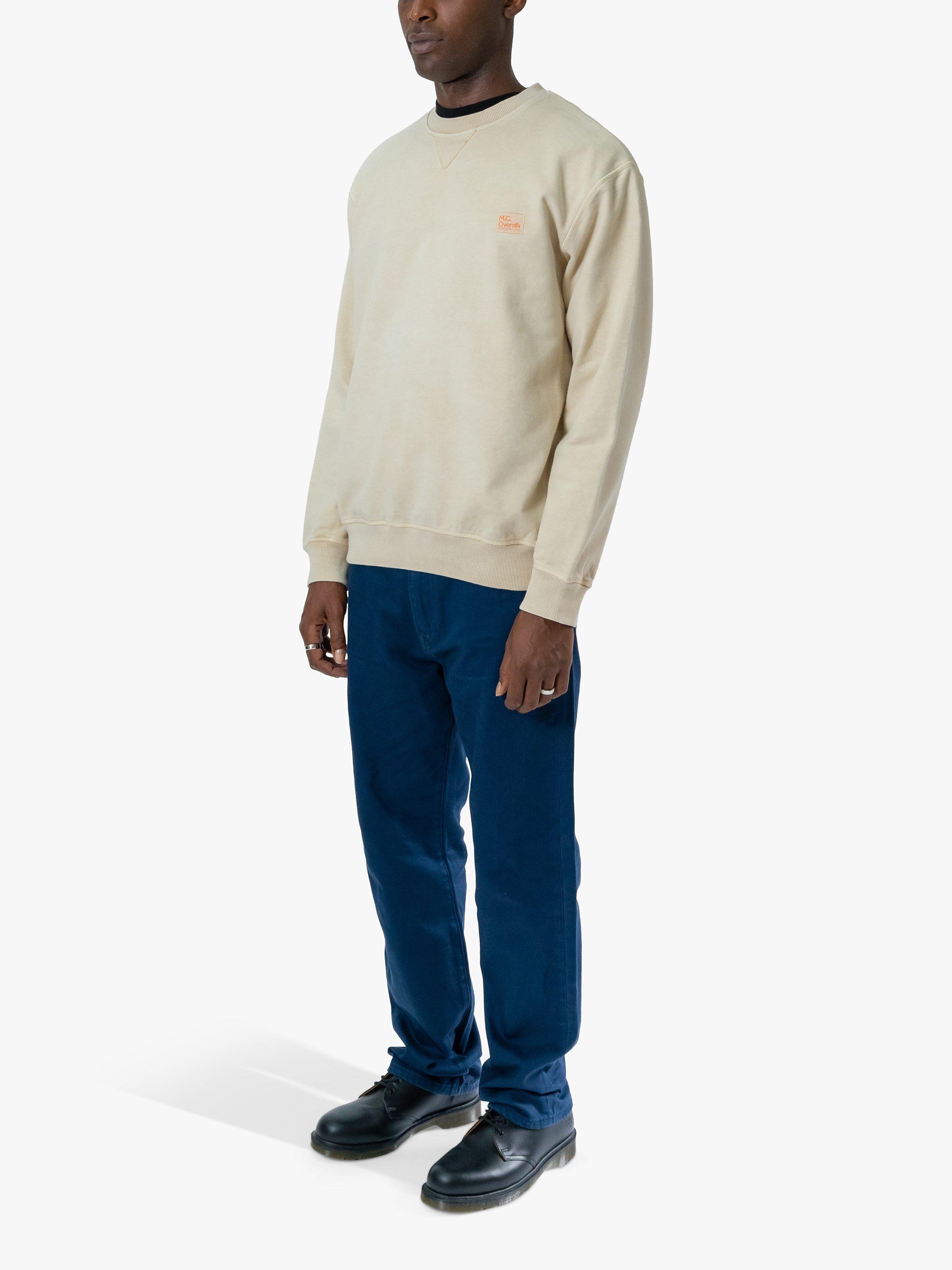 Product image 2 of 8, which shows M.C.Overalls Relaxed Cotton Sweatshirt, Palo Santo, M